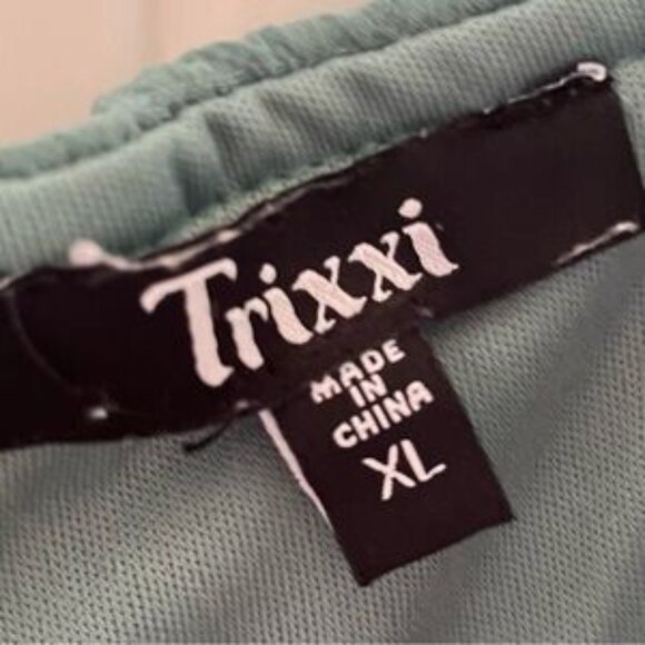 Ruffle Tank Top Teal Size XL❤ - Picture 3 of 3